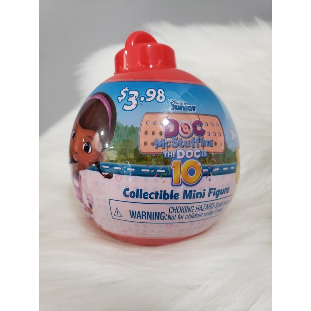 NEW SEALED Disney Doc McStuffins Holiday Mini Figure Capsule Ornaments 16744